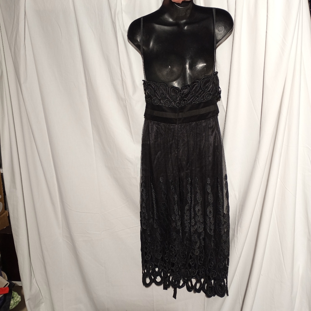 VIVIENNE TAM Black Lace Strapless Dress - Picture 6 of 6